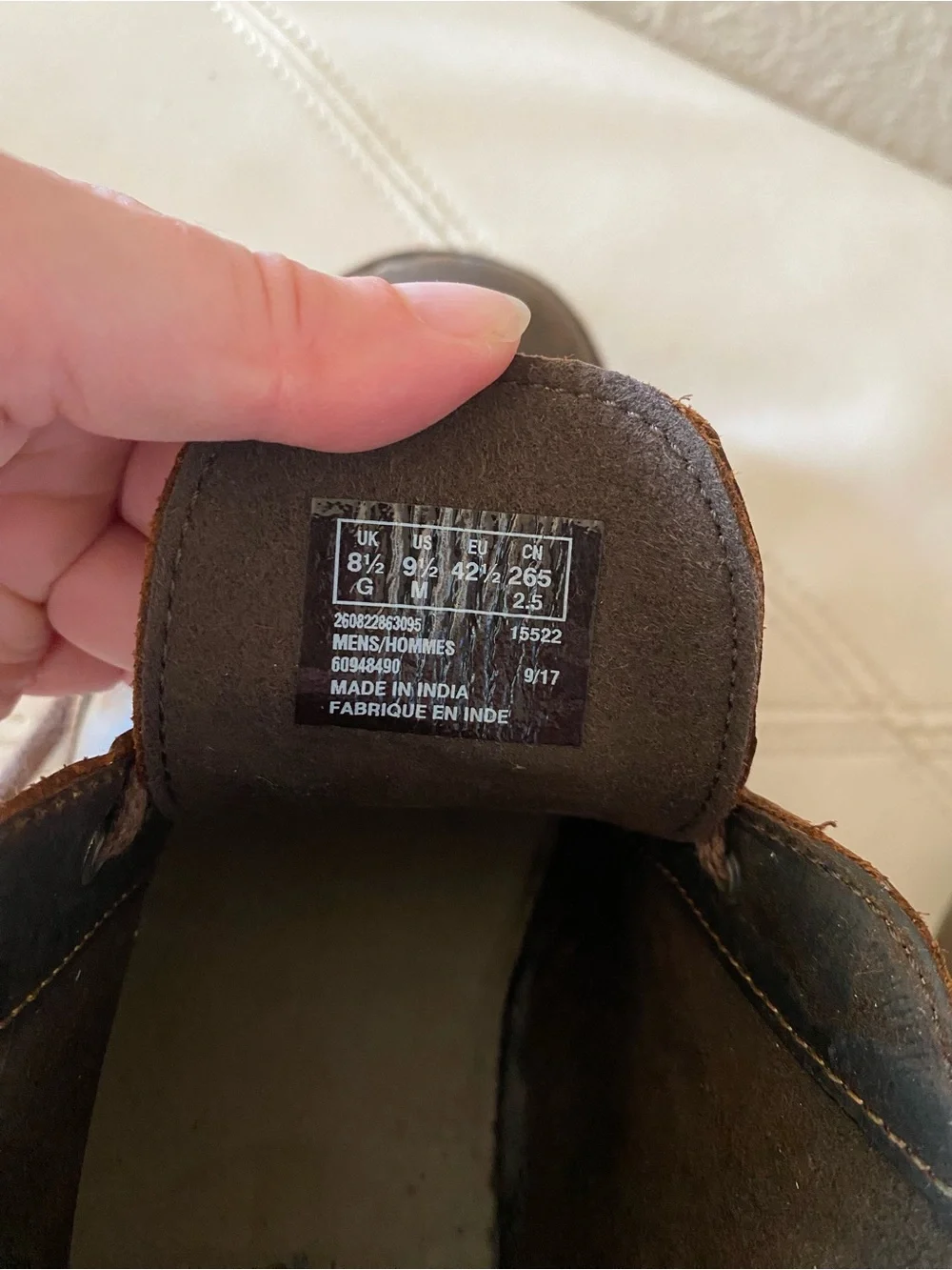 Clarks Brown Leather Chukka Boots Lace-up Cabincore Size 9.5